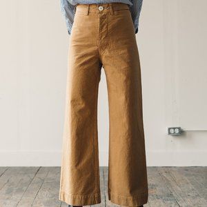 ISO Jesse Kamm sailor pants in white or tobacco